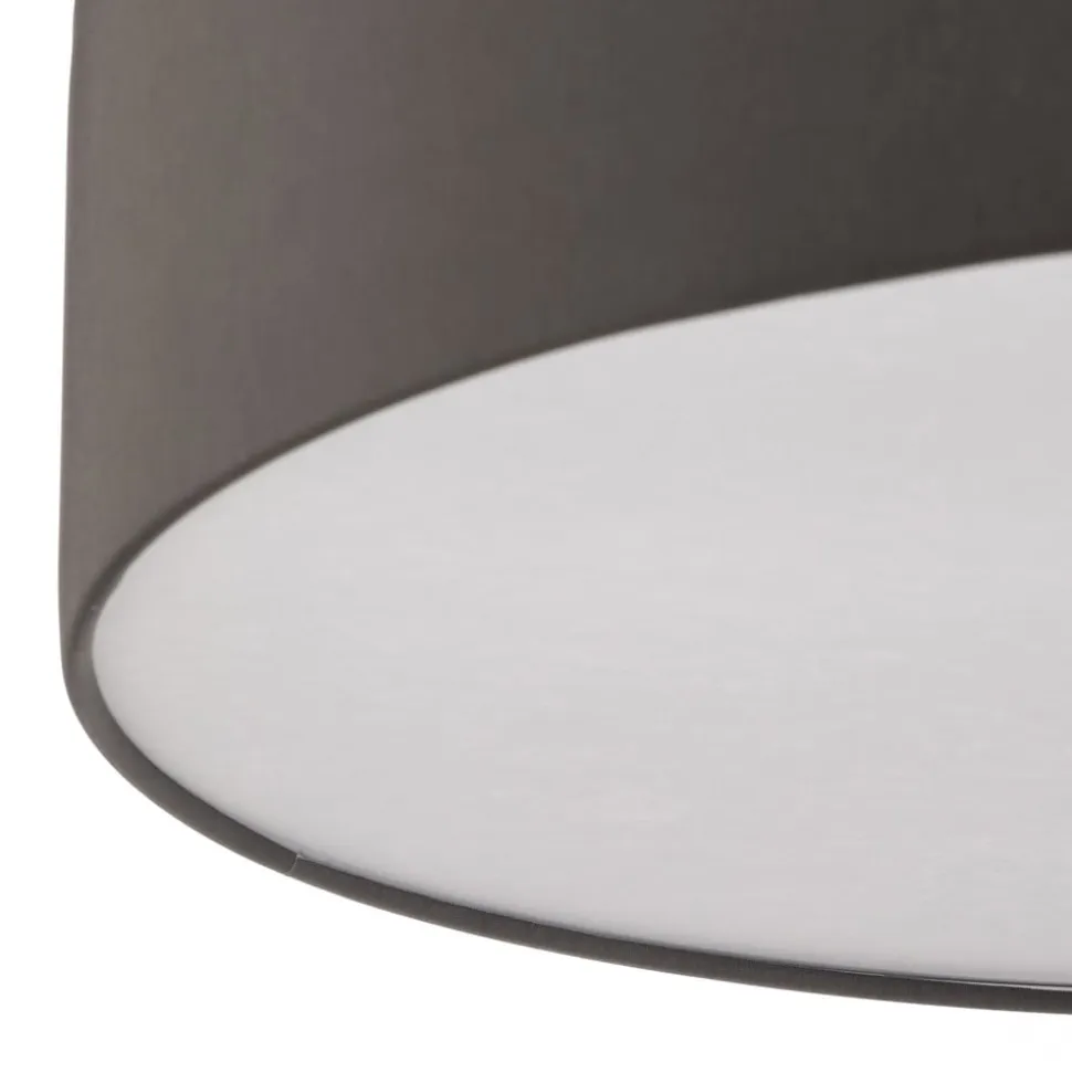 Loftlampe Rondo, grå Ø 45 cm