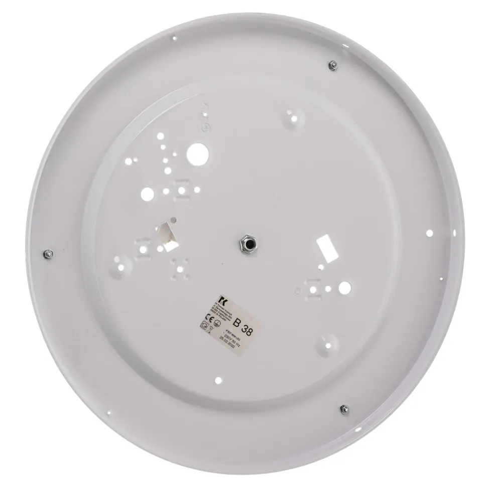Loftlampe Rondo, grå Ø 45 cm