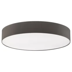 Loftlampe Rondo, grå Ø 80 cm