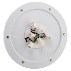 Loftlampe Rondo, grå Ø 80 cm
