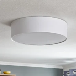 Loftlampe Rondo, hvid, Ø 50 cm