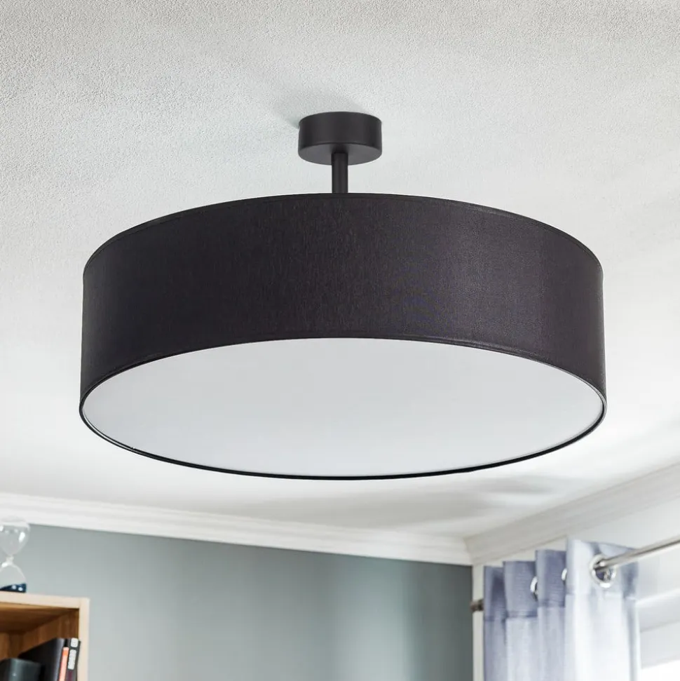 Loftlampe Rondo med afstand, mørkegrå Ø 60 cm