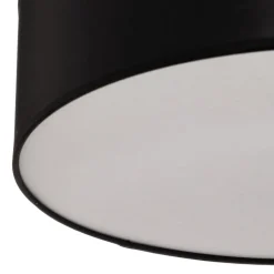 Loftlampe Rondo, mørkegrå Ø 45 cm