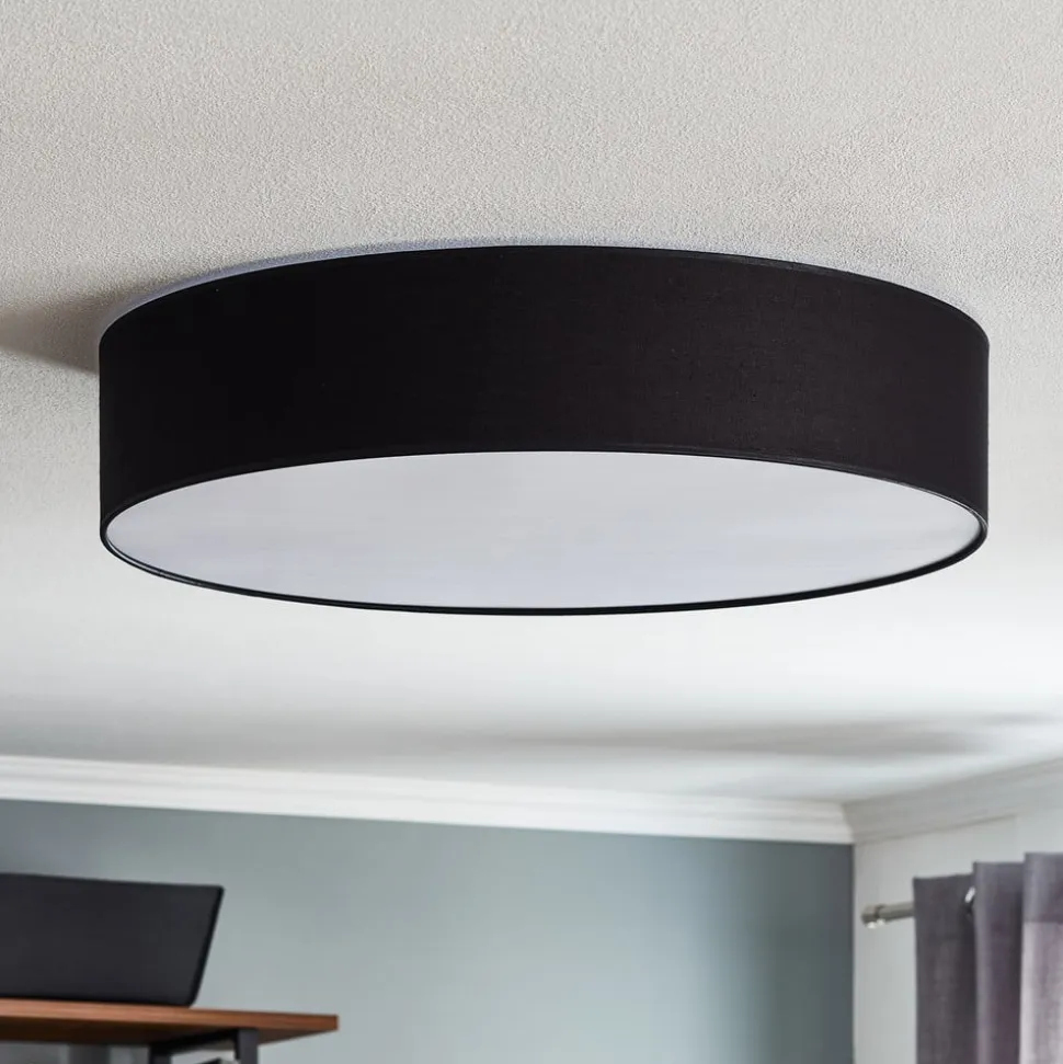 Loftlampe Rondo, mørkegrå Ø 60 cm