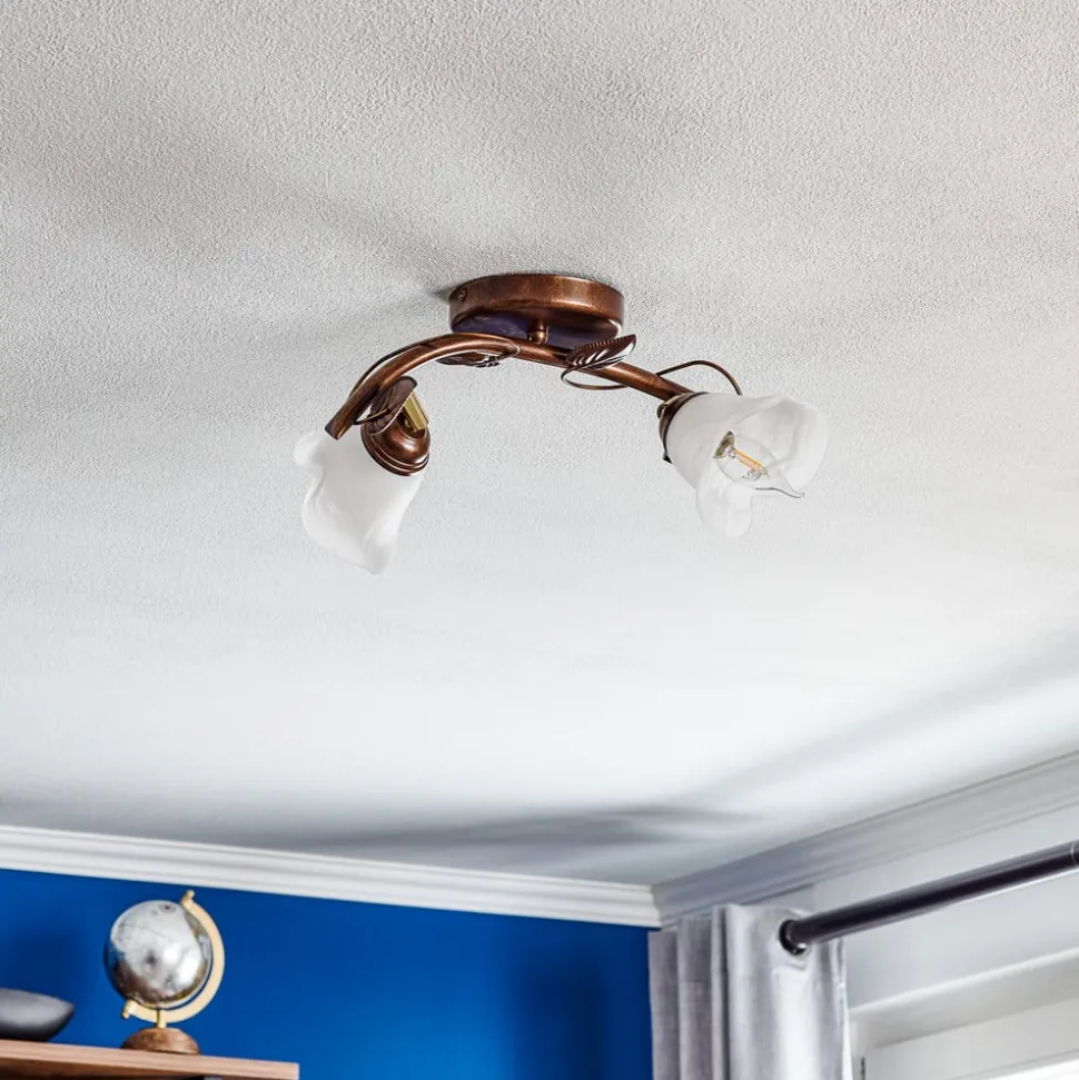 Loftlampe Siena, florentinsk stil, 2 lyskilder
