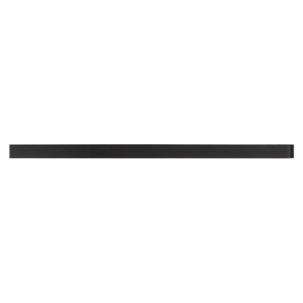 Loftlampe Soft, 125 x 6 cm, grafit, aluminium, G13