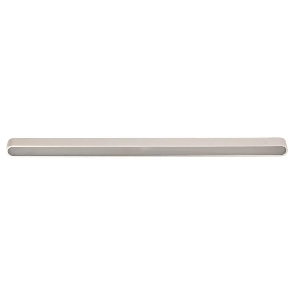 Loftlampe Soft, 125 x 6 cm, hvid, aluminium, G13