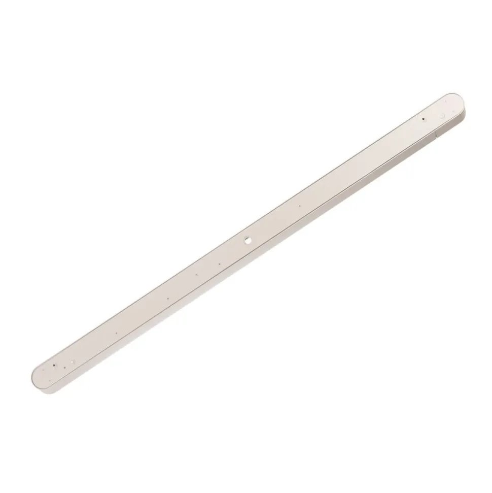 Loftlampe Soft, 125 x 6 cm, hvid, aluminium, G13