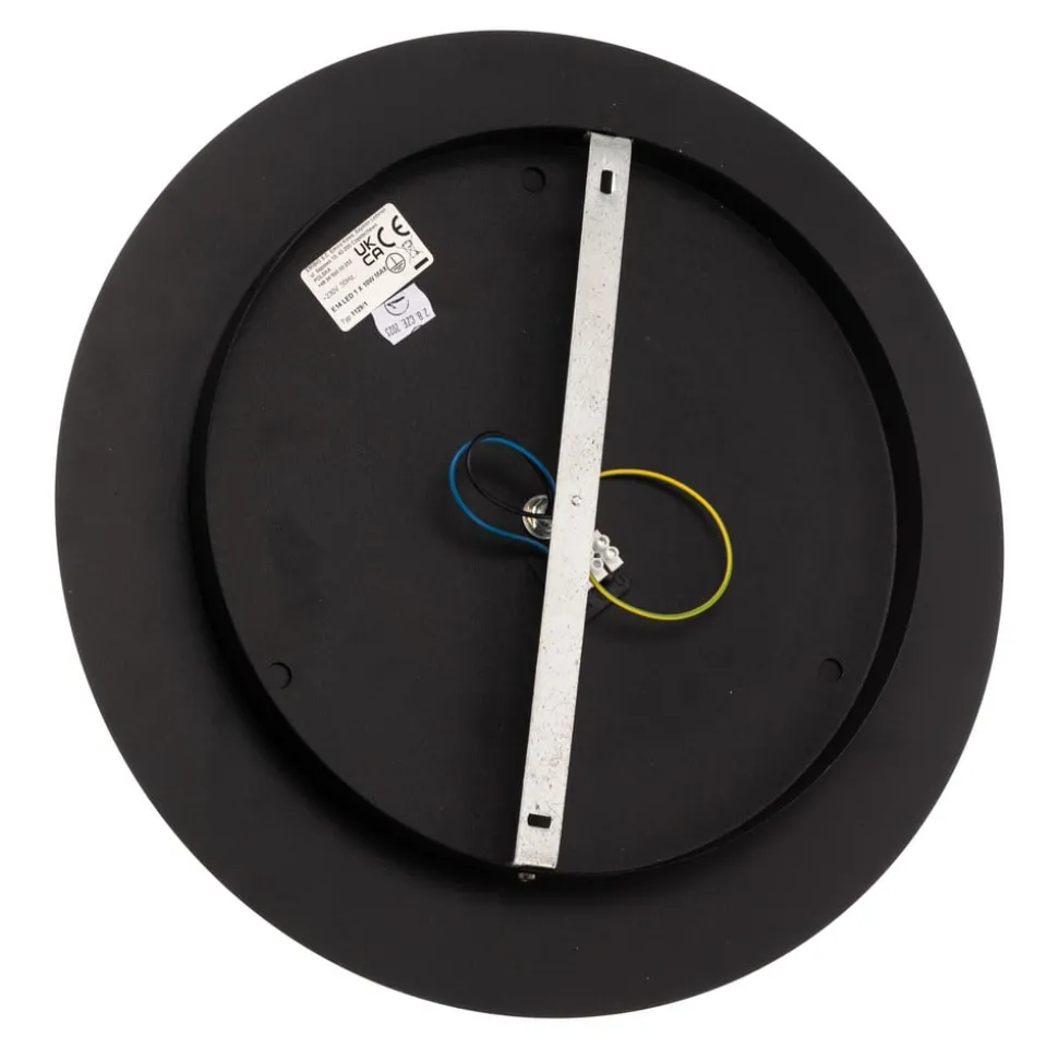 Loftlampe Solar, sort/opal, 1 lyskilde