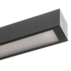 Loftlampe Straight grafit 92 cm