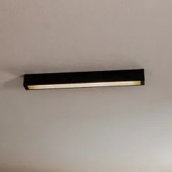 Loftlampe Straight sort 62 cm
