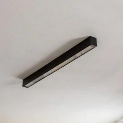 Loftlampe Straight sort 92 cm