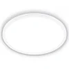 Loftlampe Tava A, Ø 42 cm, plast, hvid