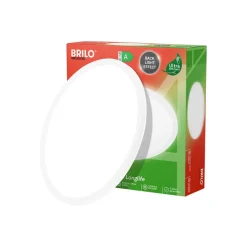 Loftlampe Tava A, Ø 42 cm, plast, hvid