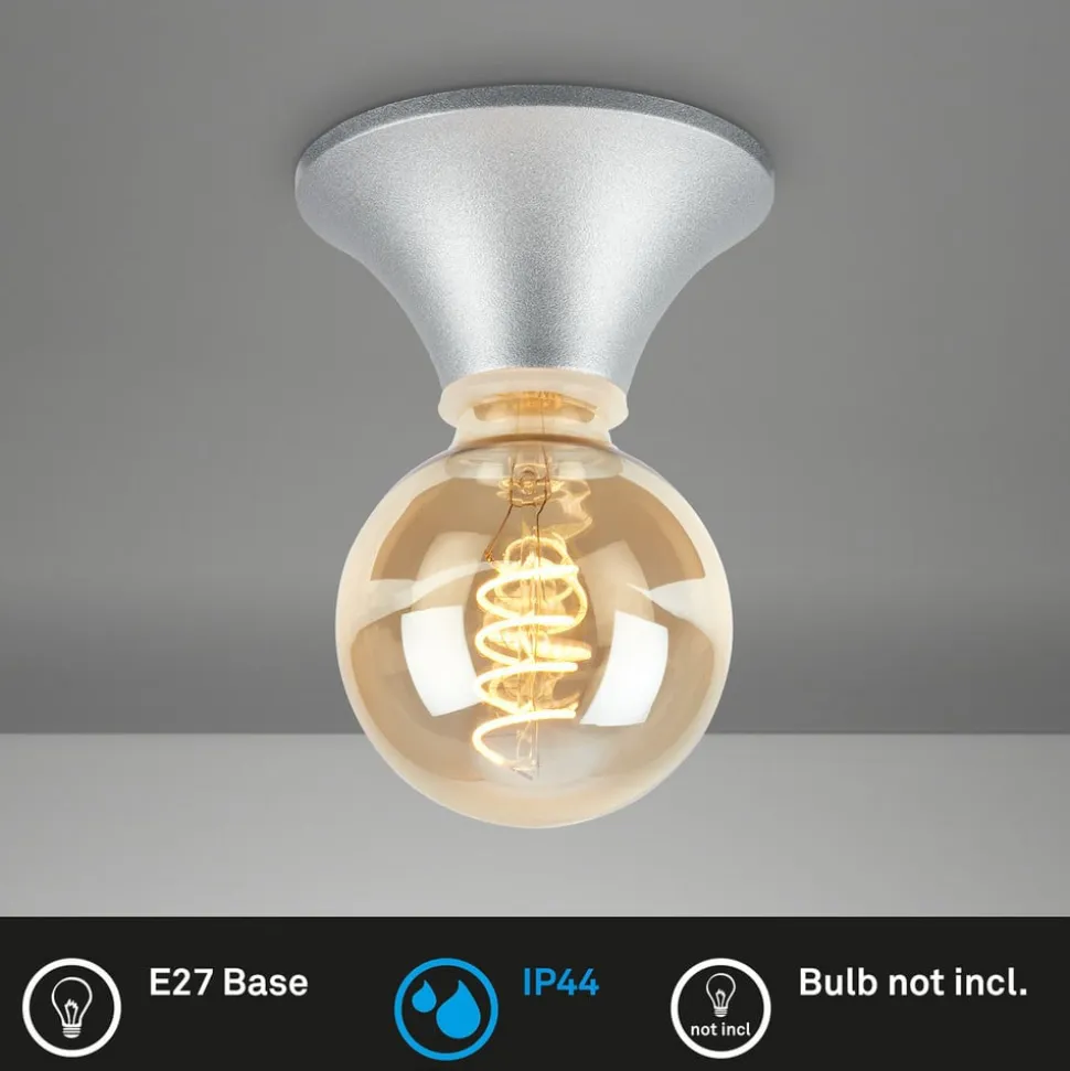 Loftlampe Tepel til badeværelset IP44 E27 krom mat