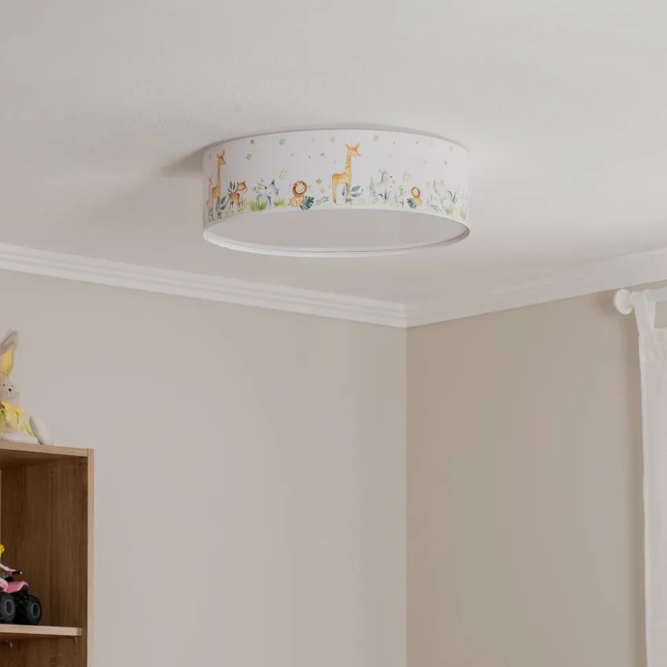 Loftlampe til børneværelse Max, Ø 50 cm