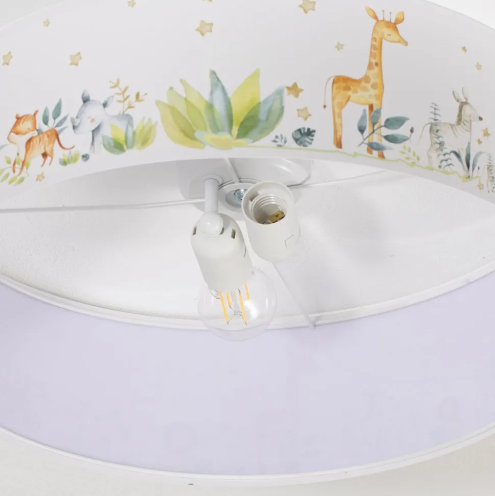 Loftlampe til børneværelse Max, Ø 50 cm