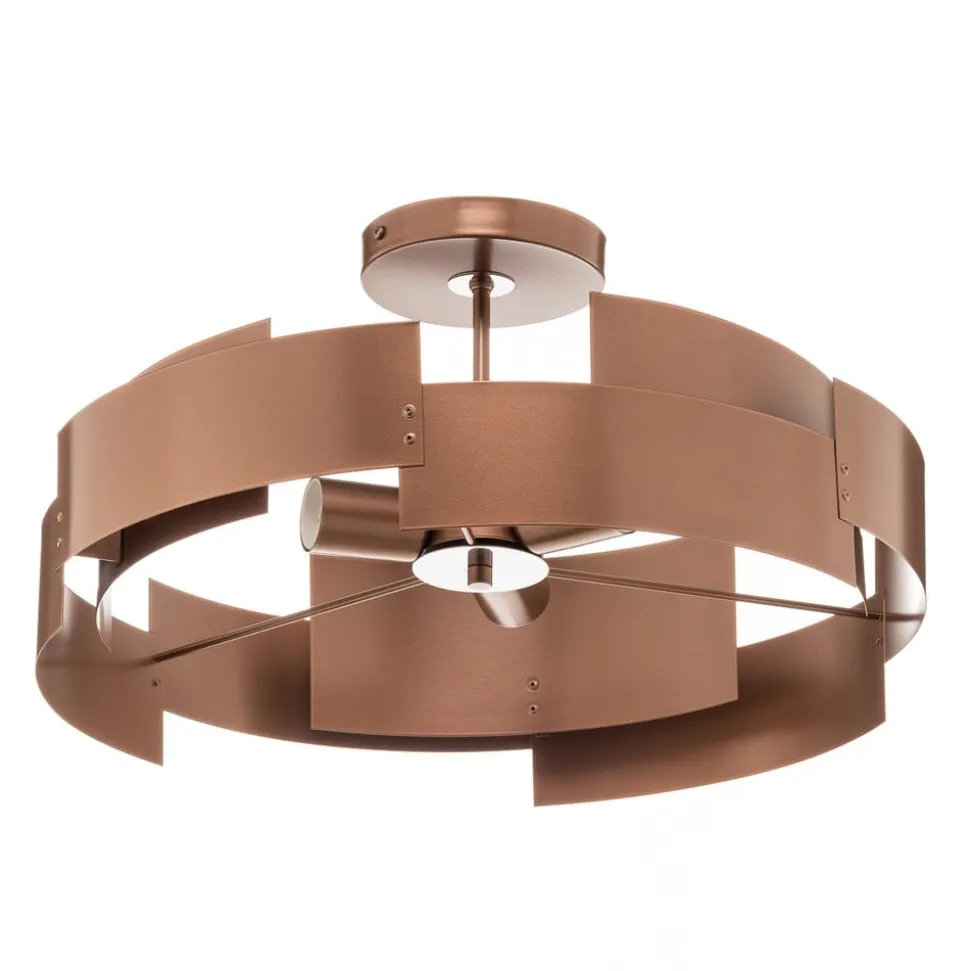 Loftlampe Tori, kobber