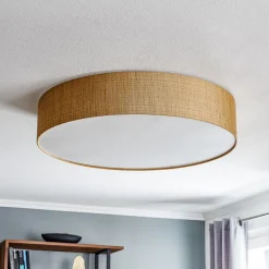 Loftlampe Turda, Ø 78 cm, guld