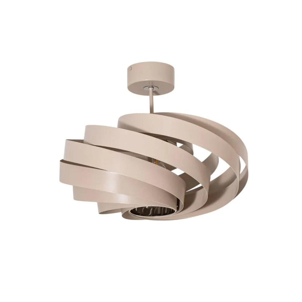 Loftlampe Vento, beige, Ø 50 cm