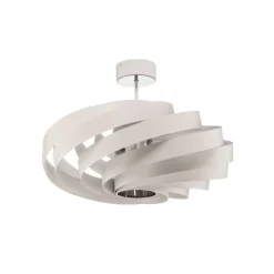 Loftlampe Vento, hvid, Ø 60 cm, metal, E27