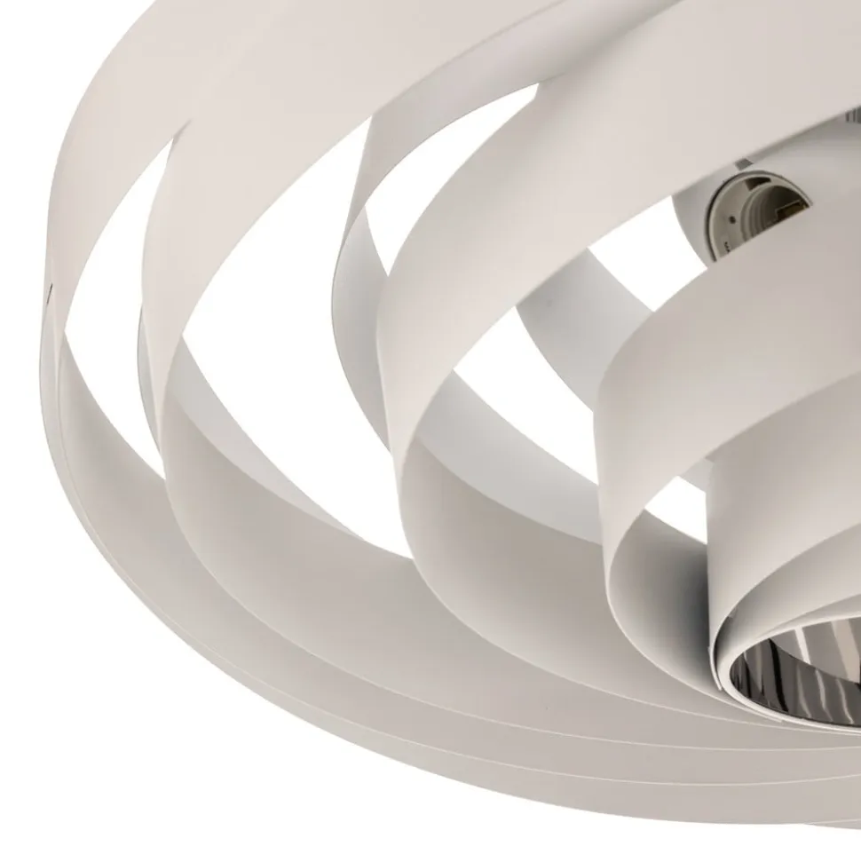 Loftlampe Vento, hvid, Ø 60 cm, metal, E27