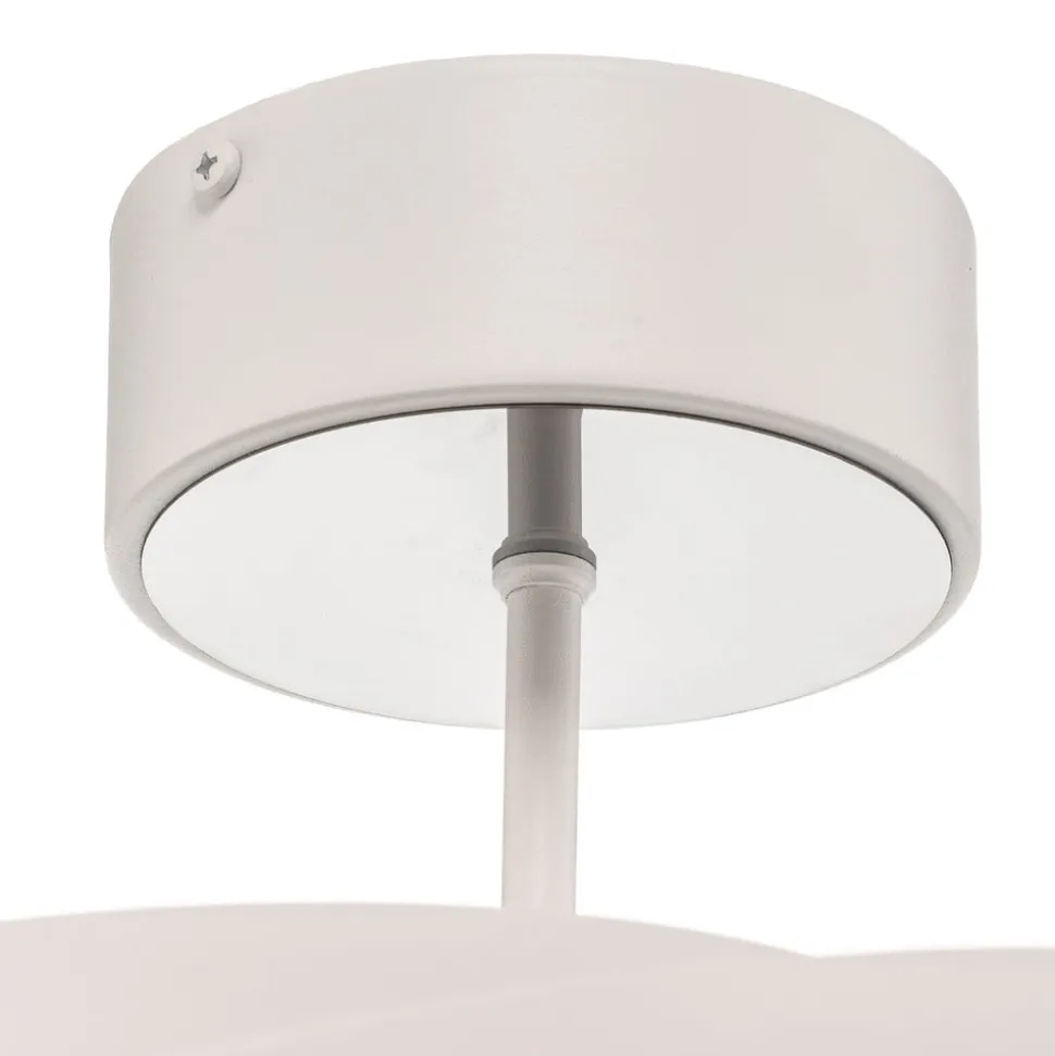 Loftlampe Vento, hvid, Ø 60 cm, metal, E27