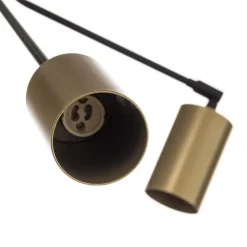 Loftlampe Verno 4 Black i sort og guld