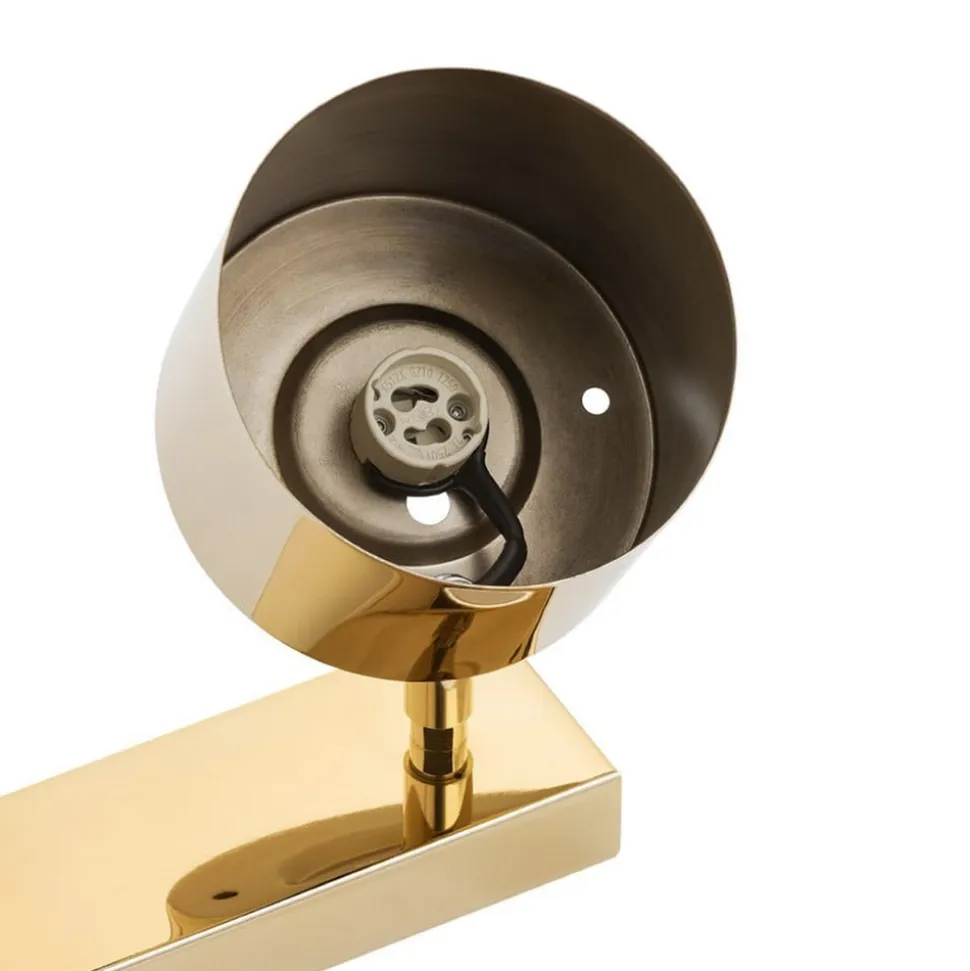 Loftspot Chloe justerbar, 3 lyskilder, stål messingfarvet
