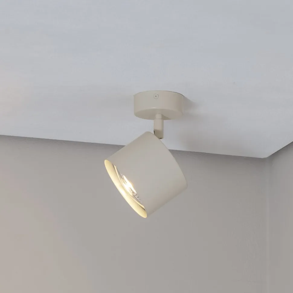 Loftspot Chloe justerbar med 1 lyskilde, beige