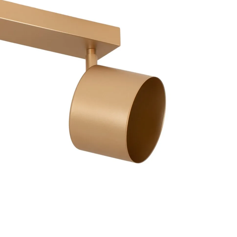 Loftspot Chloe justerbar med 3 lyskilder, guld