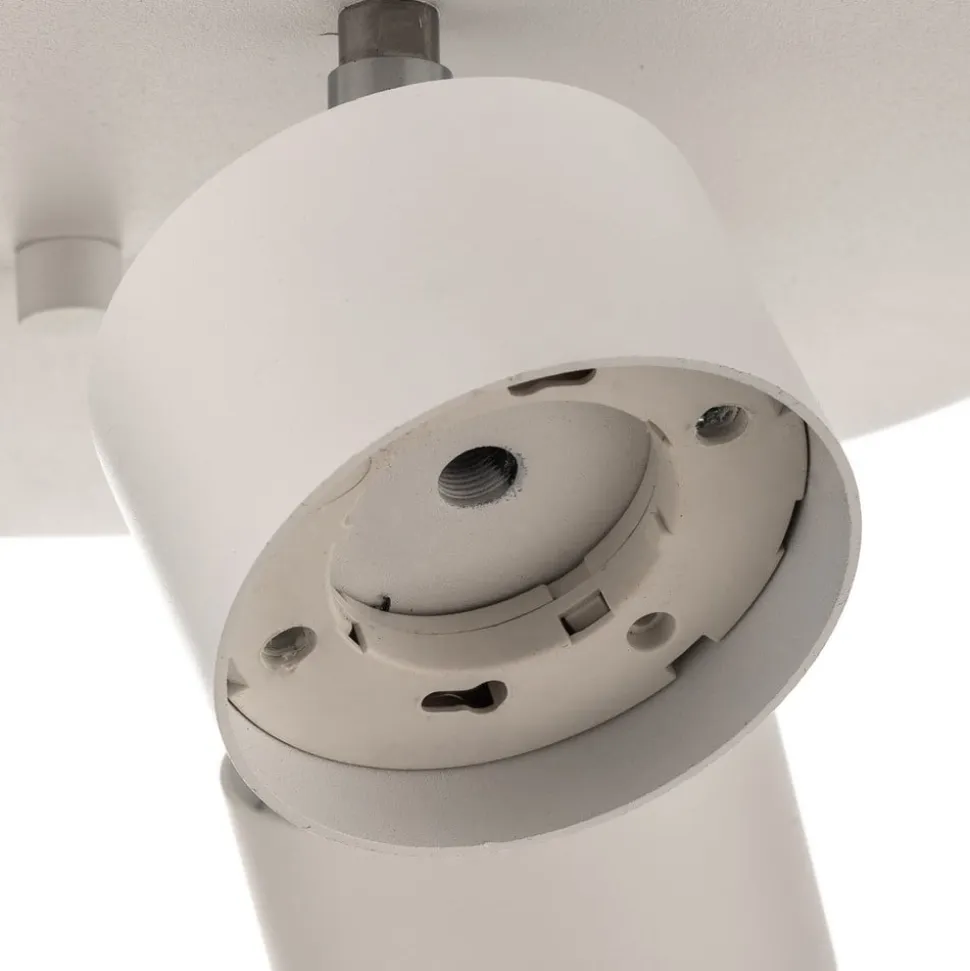 Loftspot Cloudy med 3 lyskilder, hvid rund