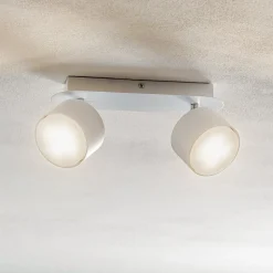 Loftspot Cloudy med 2 lyskilder, hvid