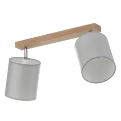 Loftspot Corralee, grå, 2 lyskilder