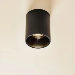 Loftspot Eye Tone i cylinderform, sort