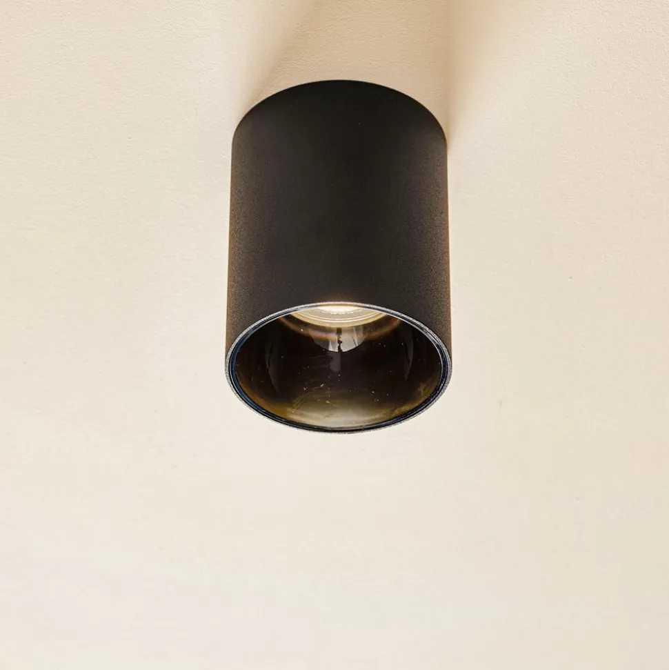 Loftspot Eye Tone i cylinderform, sort