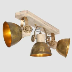 Loftspot Gearwood, 3 lyskilder bronze