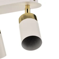 Loftspot Joker, hvid/guld, 3 lyskilder