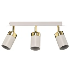 Loftspot Joker, hvid/guld, 3 lyskilder