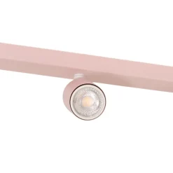 Loftspot Livia, lyserød, 52 cm, 3 lyskilder, metal, GU10
