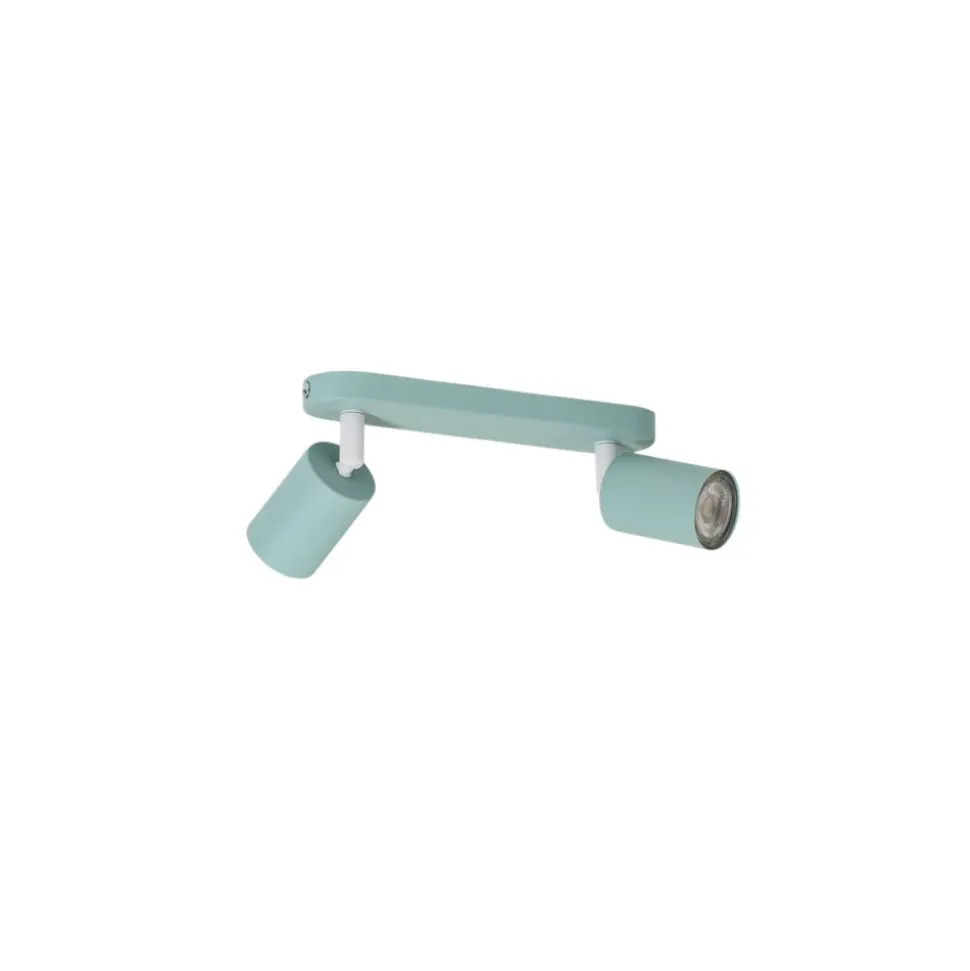 Loftspot Livia, mintgrøn, 35 cm, 2 lyskilder, metal, GU10