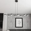 Loftspot Megara, længde 100 cm, metal, 8 lyskilder.