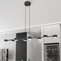 Loftspot Megara, længde 100 cm, metal, 8 lyskilder.