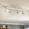 Loftspot Modo i stål, hvid, 4 lyskilder