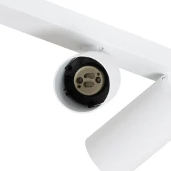 Loftspot Mono III, 3 lyskilder, hvid, 84 cm lang, GU10