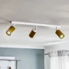 Loftspot Zen 3 med 3 lyskilder i hvid og guld