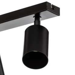 Loftspot Zoom, 5 lyskilder, sort