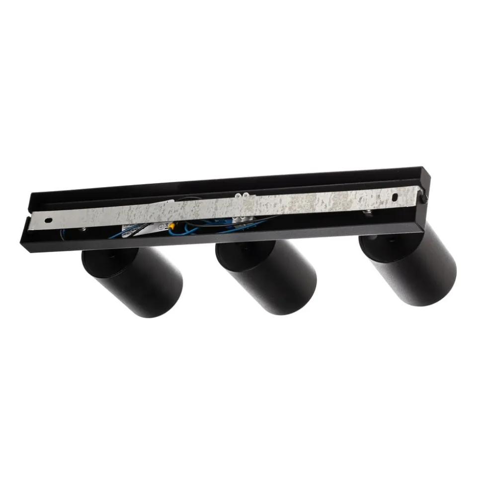 Loftspot Zoom, 3 lyskilder, sort