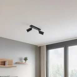 Loftspot Zoom, 2 lyskilder, sort