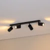 Loftspot Zoom, 4 lyskilder, sort